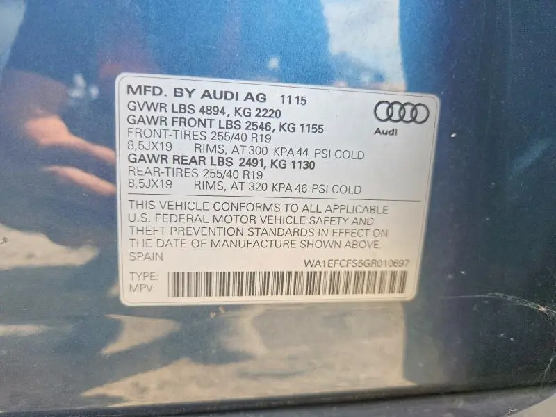 2016 AUDI Q3 PREMIUM PLUS  