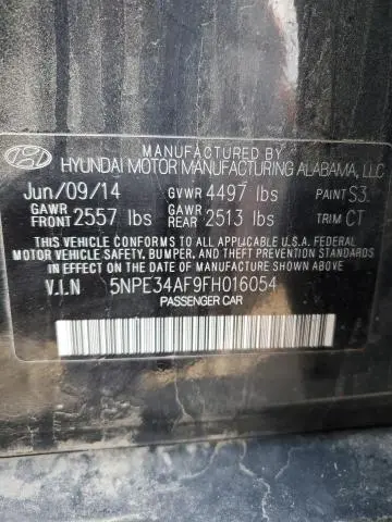 2015 HYUNDAI SONATA SPORT  