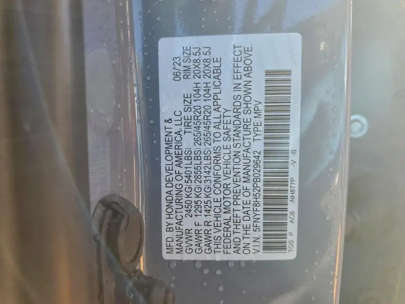 2023 HONDA PASSPORT EXL  