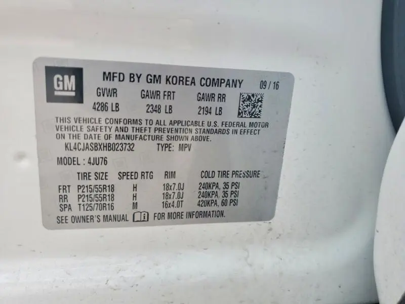2017 BUICK ENCORE PREFERRED  