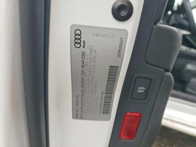 2017 AUDI A4 ULTRA PREMIUM PLUS  