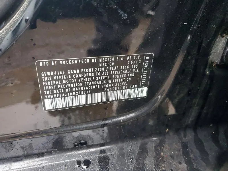 2013 VOLKSWAGEN JETTA SE  