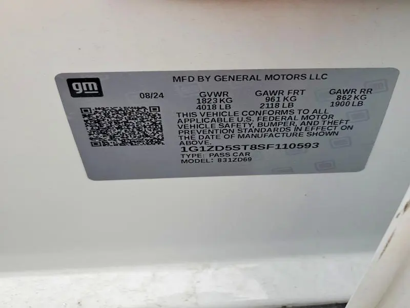 2025 CHEVROLET MALIBU LT  