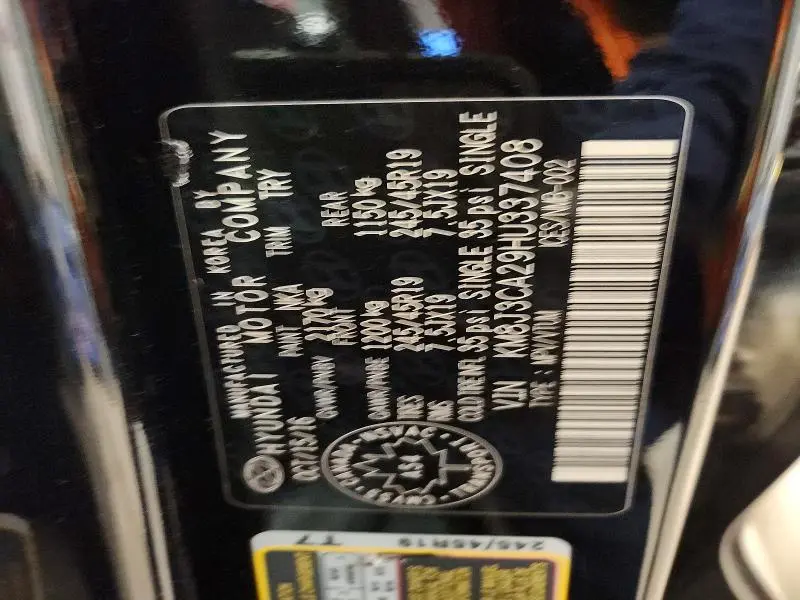 2017 HYUNDAI TUCSON LIMITED  