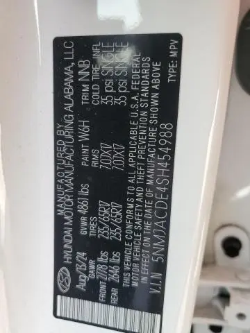 2025 HYUNDAI TUCSON SE  