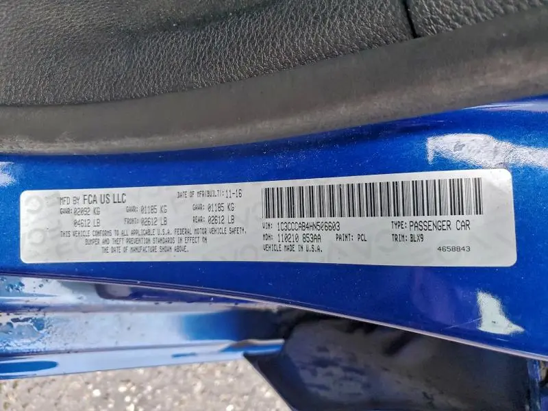 2017 CHRYSLER 200 LIMITED  