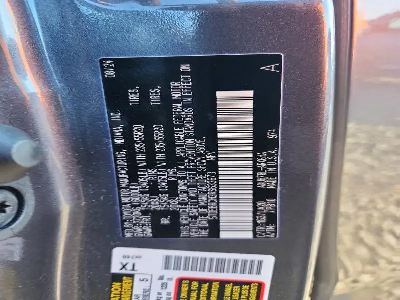 2024 TOYOTA HIGHLANDER HYBRID LIMITED  