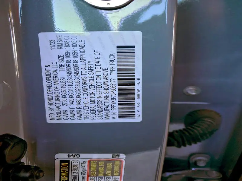 2023 HONDA RIDGELINE RTL-E  