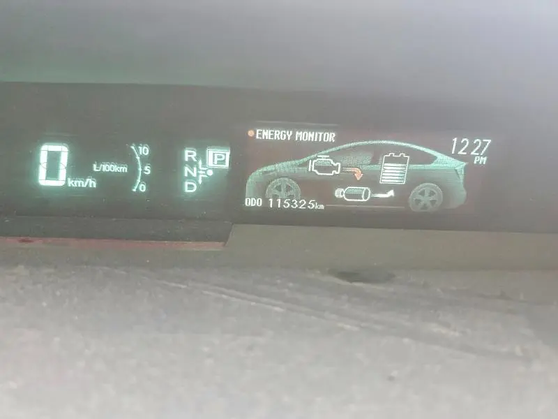 2012 TOYOTA PRIUS ONE  