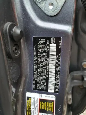 2013 TOYOTA AVALON BASE  