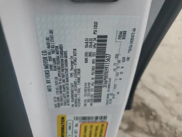 2017 FORD FUSION TITANIUM  