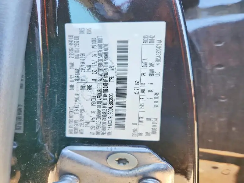 2013 FORD ESCAPE TITANIUM  