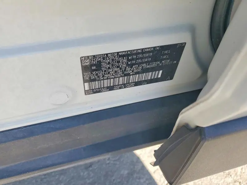 2021 TOYOTA RAV4 LIMITED  