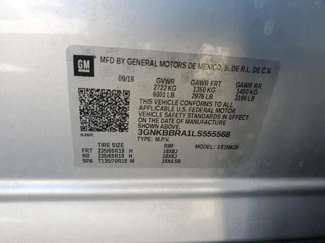 2020 CHEVROLET BLAZER 1LT  