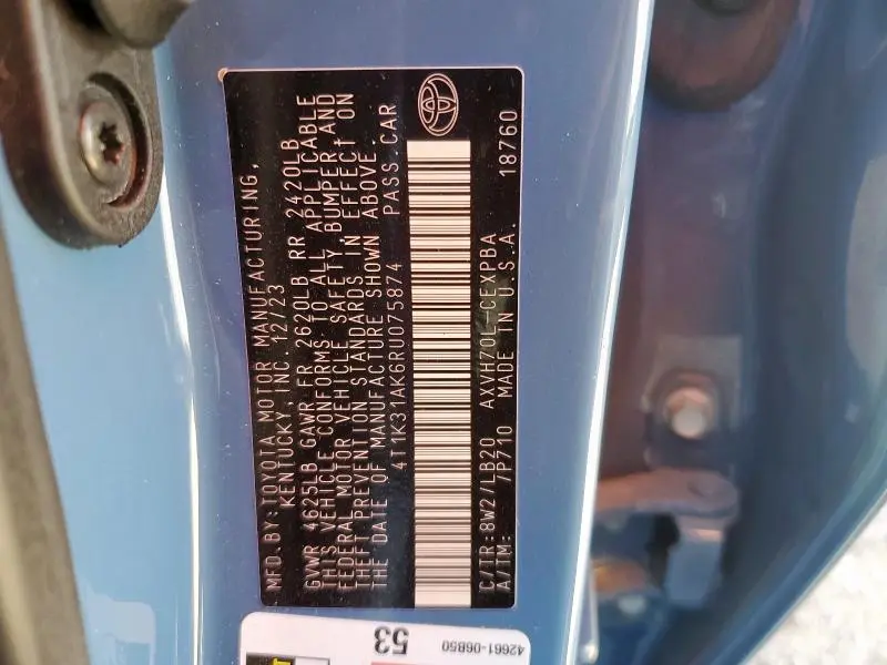 2024 TOYOTA CAMRY XSE  