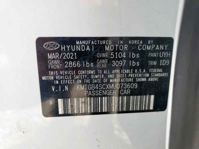 2021 GENESIS G80 BASE  