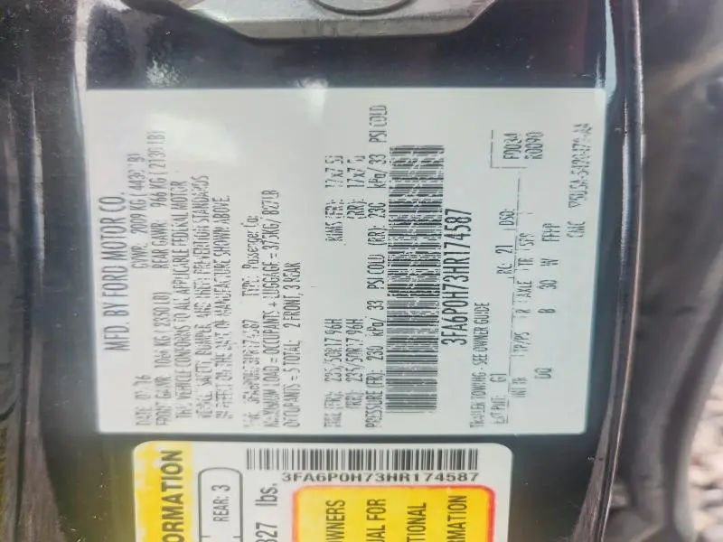 2017 FORD FUSION SE  