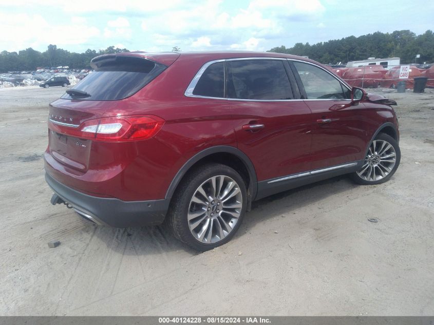 2018 LINCOLN MKX RESERVE