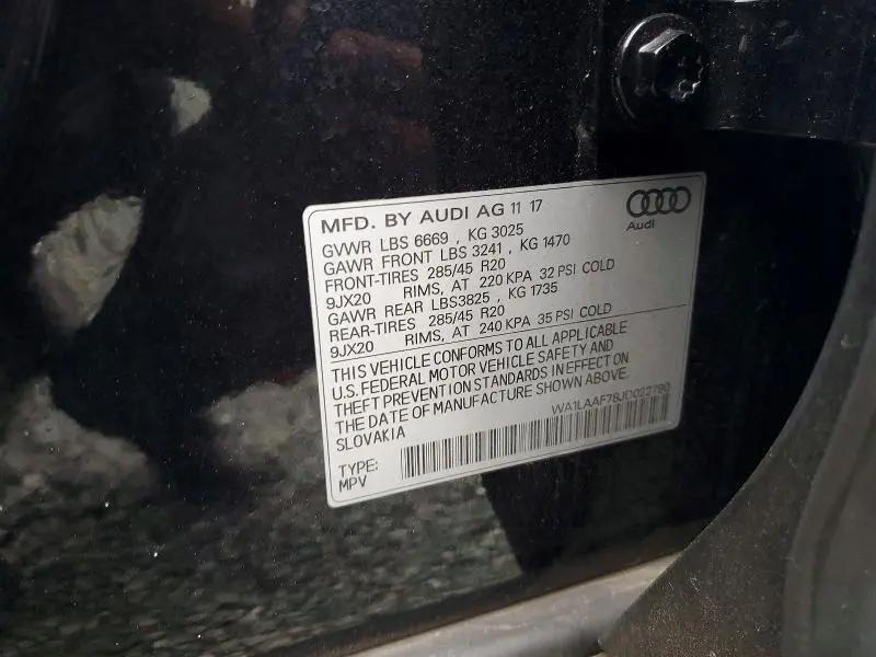 2018 AUDI Q7 PREMIUM PLUS  