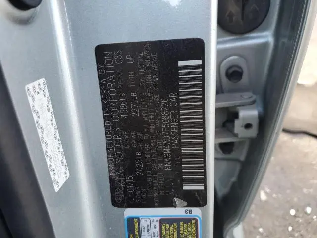 2015 KIA OPTIMA HYBRID  