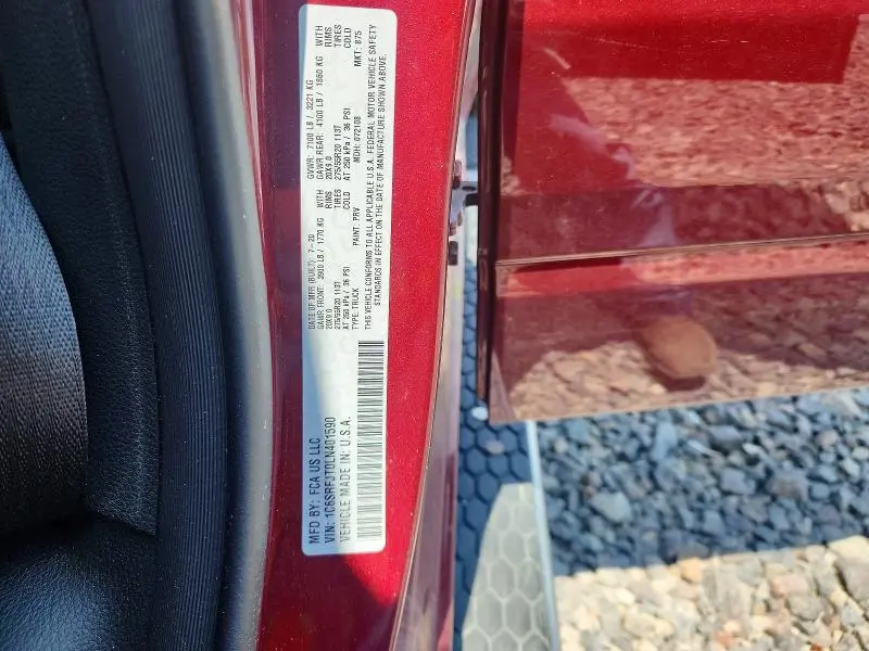 2020 RAM 1500 LARAMIE  