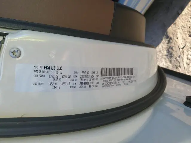 2020 CHRYSLER PACIFICA LIMITED  