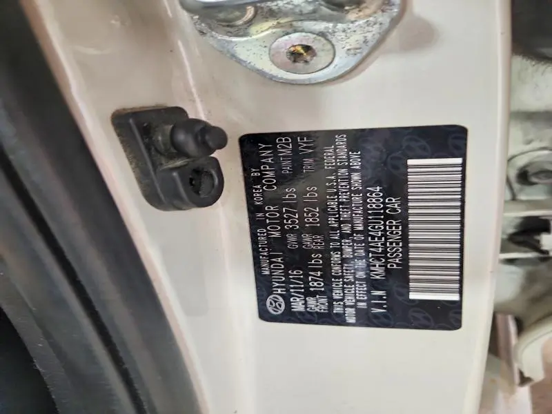 2016 HYUNDAI ACCENT SE  