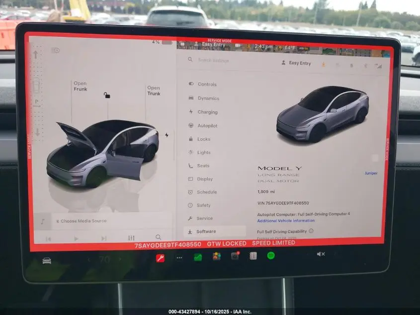 2026 TESLA MODEL Y LONG RANGE DUAL MOTOR ALL-WHEEL DRIVE/LONG RANGE LAUNCH SERIES