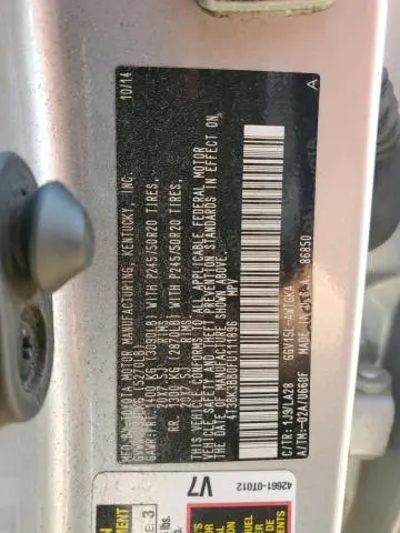 2015 TOYOTA VENZA LE  