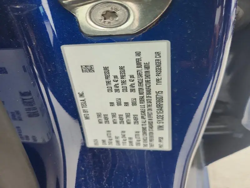 2024 TESLA MODEL 3   