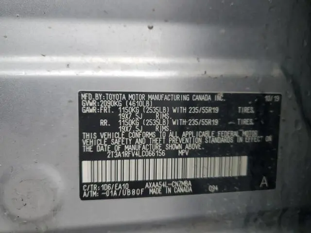 2020 TOYOTA RAV4 XLE PREMIUM  