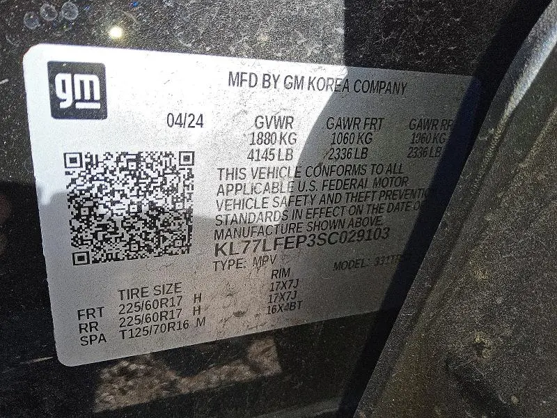 2025 CHEVROLET TRAX LS  