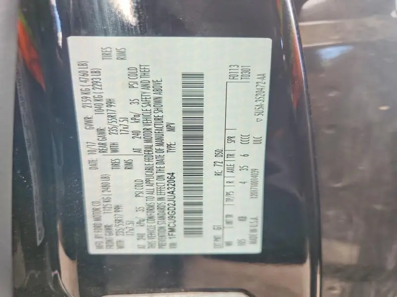 2018 FORD ESCAPE SE  