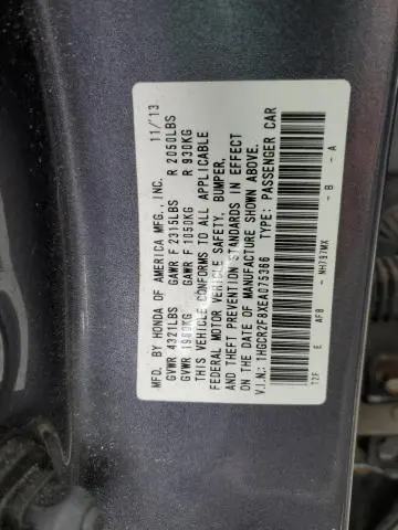 2014 HONDA ACCORD EXL  