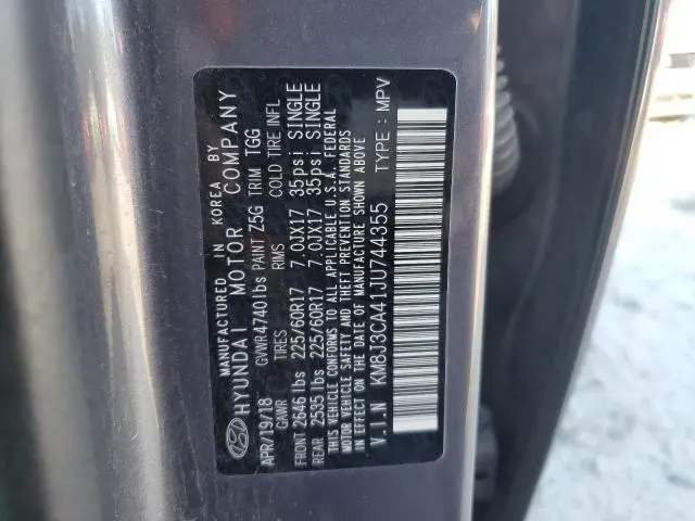 2018 HYUNDAI TUCSON SEL  