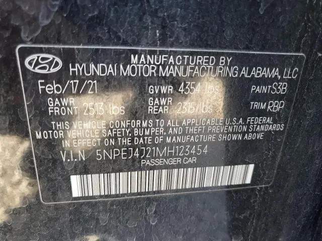 2021 HYUNDAI SONATA SEL PLUS  