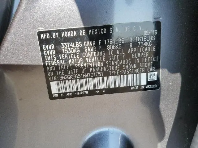 2017 HONDA FIT LX