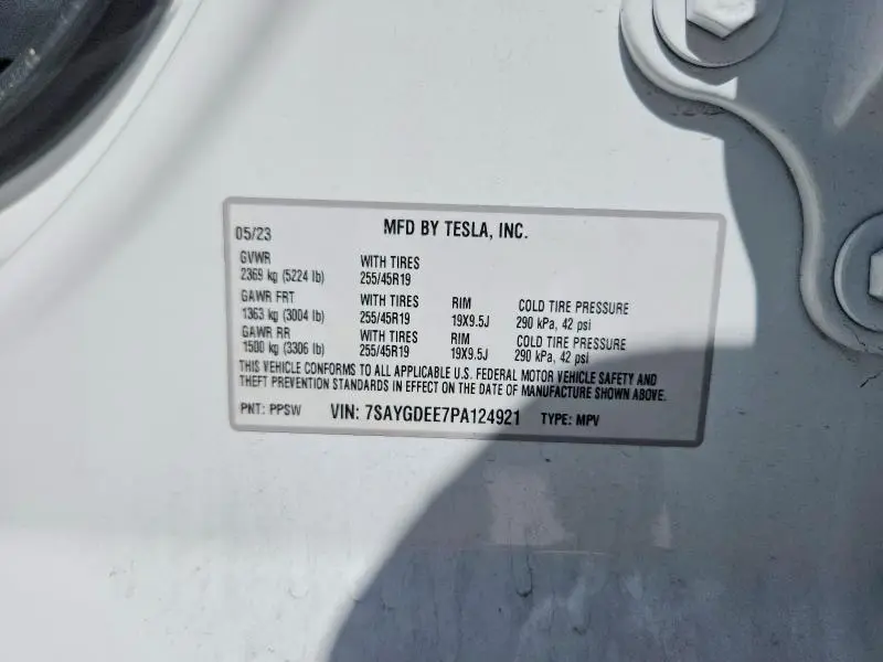 2023 TESLA MODEL Y   