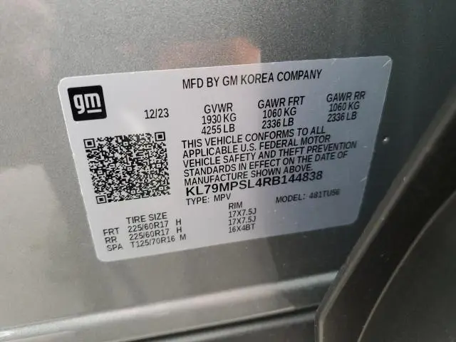 2024 CHEVROLET TRAILBLAZER LT  