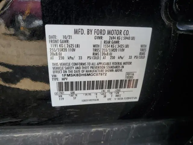 2021 FORD EXPLORER XLT  