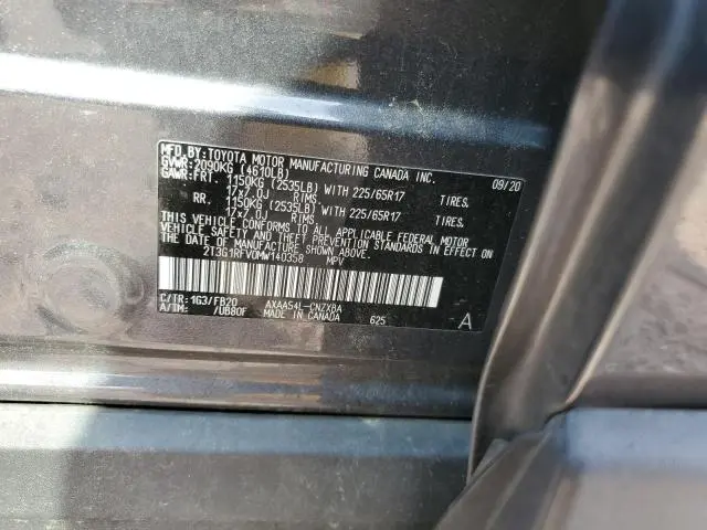 2021 TOYOTA RAV4 LE  