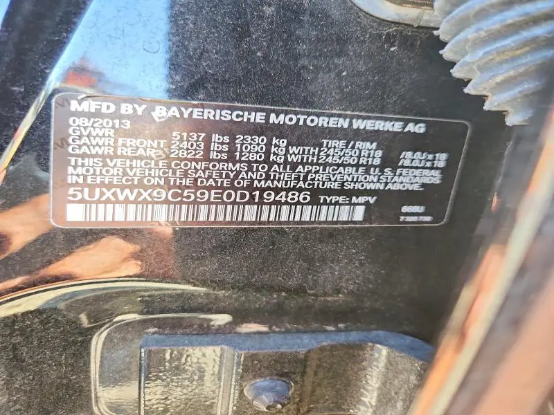 2014 BMW X3 XDRIVE28I  