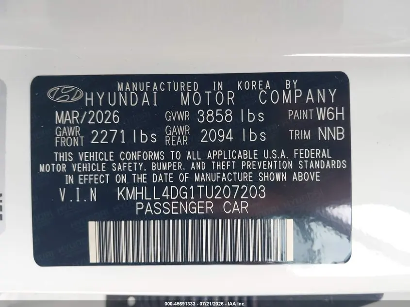 2026 HYUNDAI ELANTRA SE