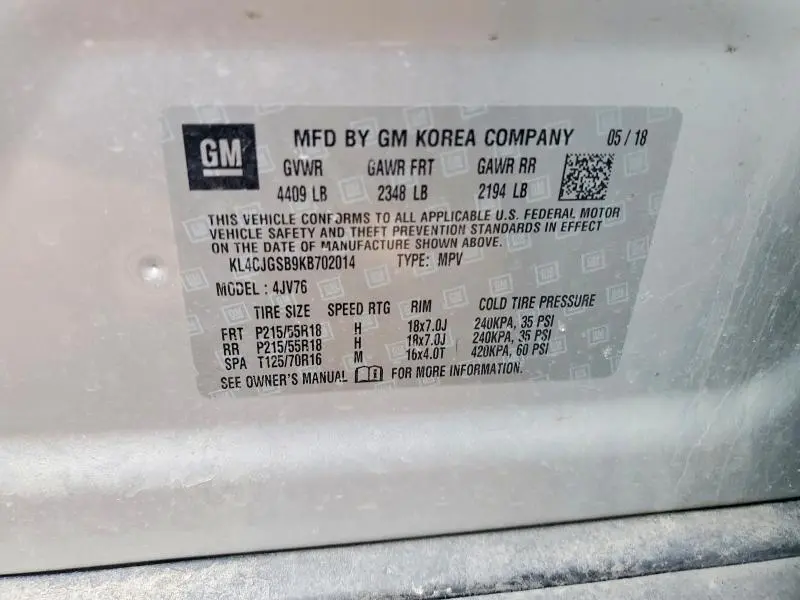 2019 BUICK ENCORE ESSENCE  