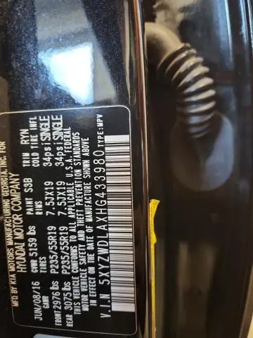 2017 HYUNDAI SANTA FE SPORT   