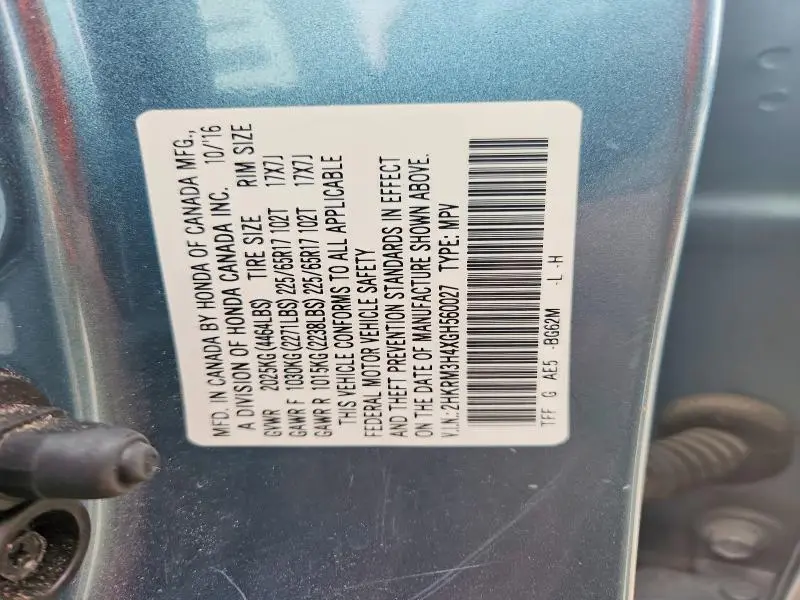 2016 HONDA CR-V SE  