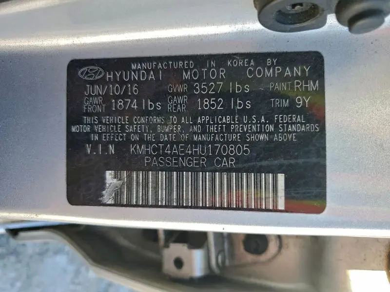 2017 HYUNDAI ACCENT SE  