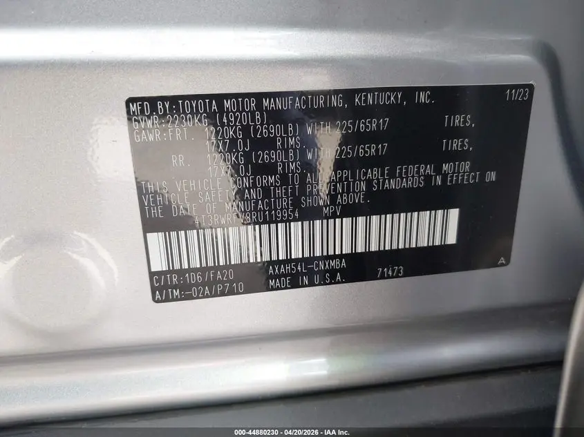 2024 TOYOTA RAV4 HYBRID XLE