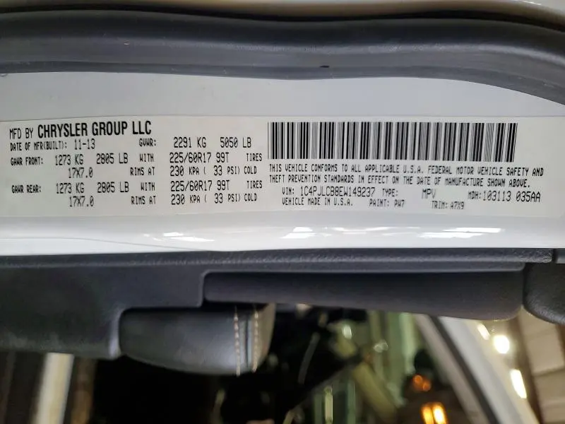 2014 JEEP CHEROKEE LATITUDE  