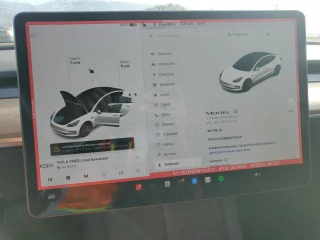 2022 TESLA MODEL 3   